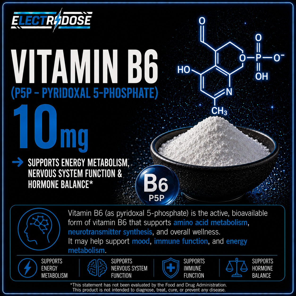 Vitamin B6 P5P 10mg