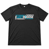 Electrodose T-shirt (front), one of the first three-pack gift options. Choose your gift and size in the cart.